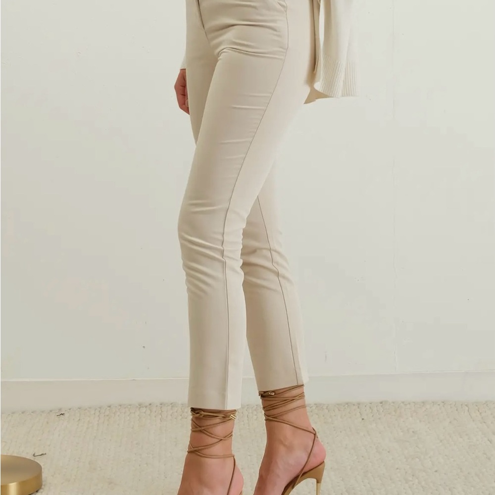 Elegant Cream Women's Pants